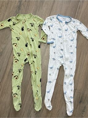 Kyte Baby Bamboo Kids One-Piece Footed Pajama BUNDLE Size 18-24 months